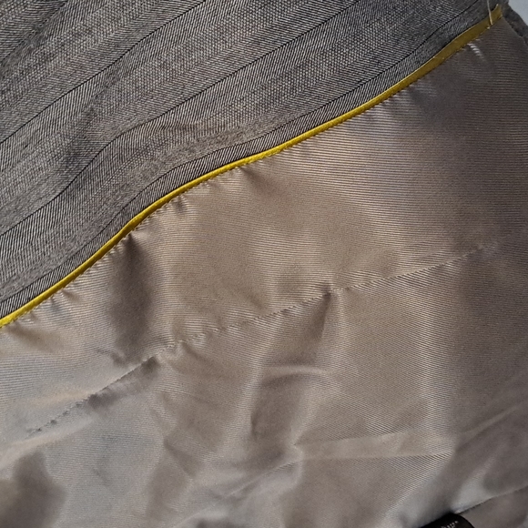 Merona Wool Blend Taupe Brown Lined Blazer 12 - Picture 5 of 8